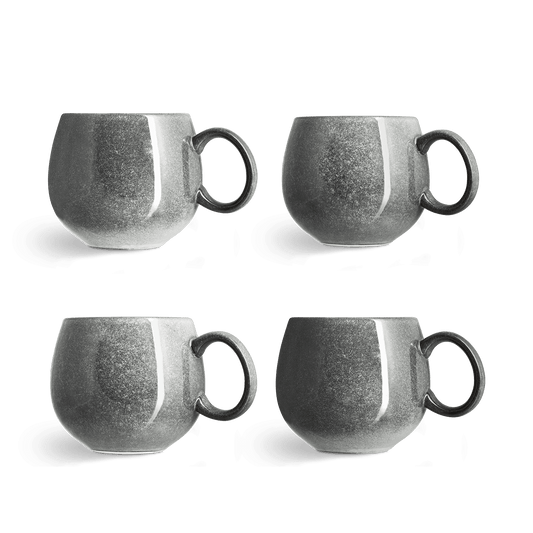 Tasse Misty Cliff 4er-Set - Grau
