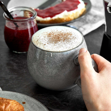 Tasse Misty Cliff 4er-Set - Grau