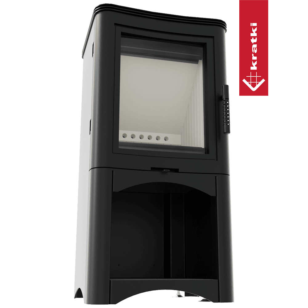 Kratki Kaminofen aus Stahl KRATKI K5 Ø 150 7 kW