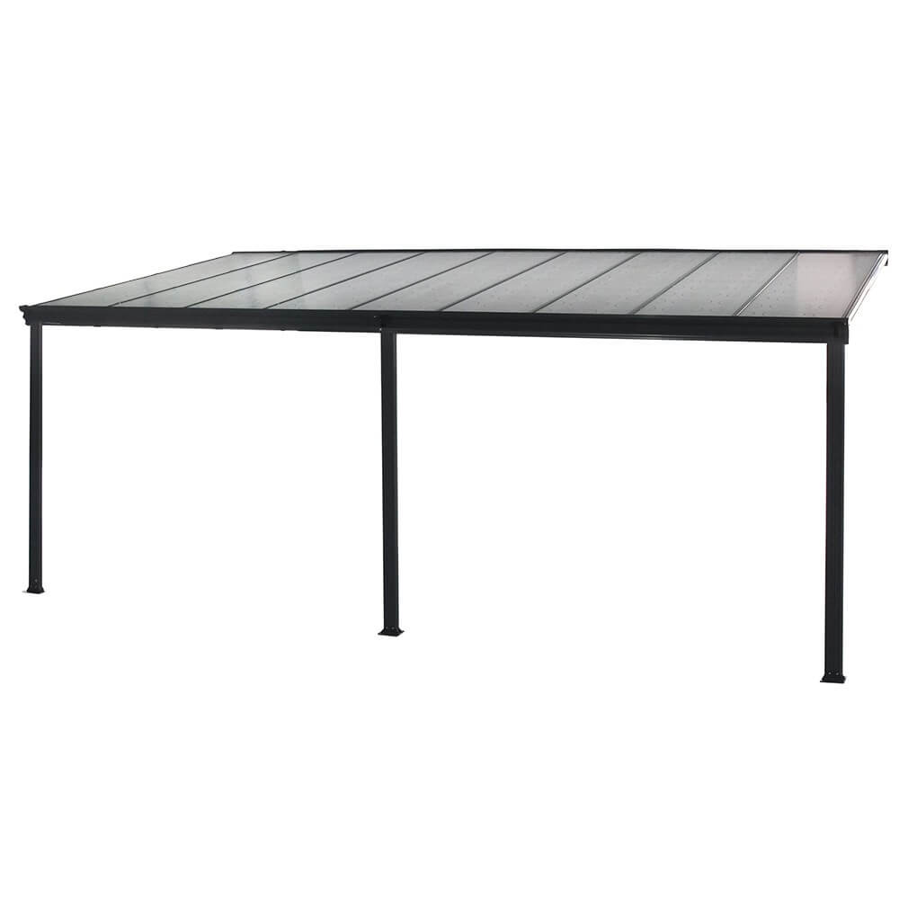 Home Deluxe Terrassenüberdachung SOLIS - 434 x 303 x cm Grau