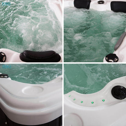 Home Deluxe Outdoor Whirlpool BEACH PURE - 210 x 155 x 83 cm
