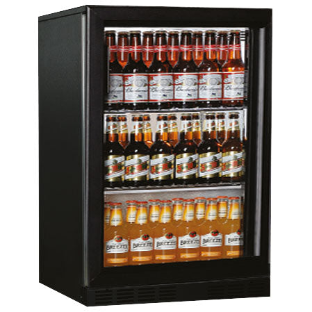 Virtus Barkühlschrank mit 1 Glasflügeltür, 133 Liter, -1°/+5°C