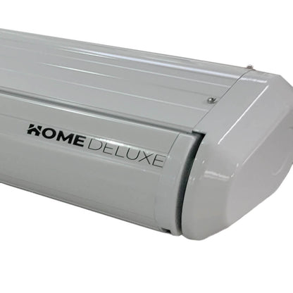 Home Deluxe LED Vollkassettenmarkise elektrisch ELOS - 500 x 300 cm Sandfarben