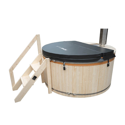 Home Deluxe Hot Tub mit Ofen SKANDI M - Ø180cm
