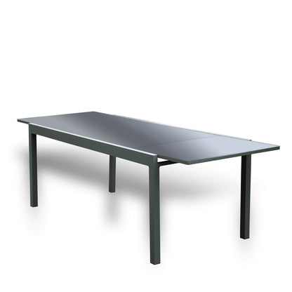 Home Deluxe Garten-Sitzgruppe ausziehbar SOL MADERA - 180/240 x 90 cm 4 Stühle