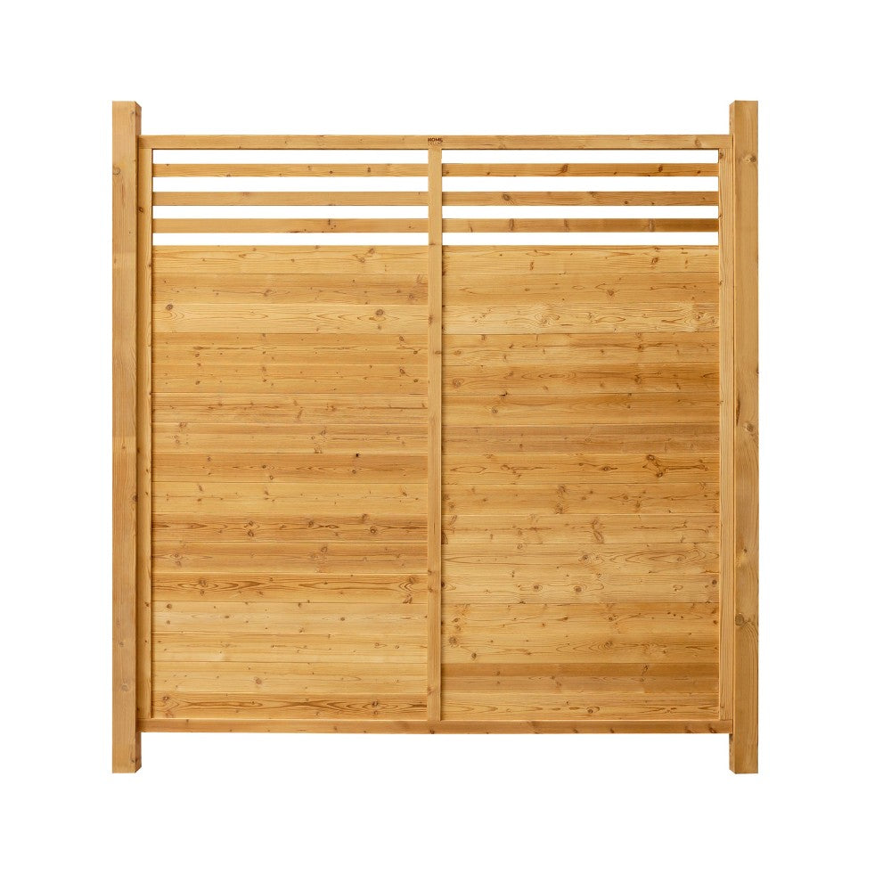 Home Deluxe Holz Sichtschutzzaun SOMA - 180 x 180 cm 3x Element + 4x Pfosten