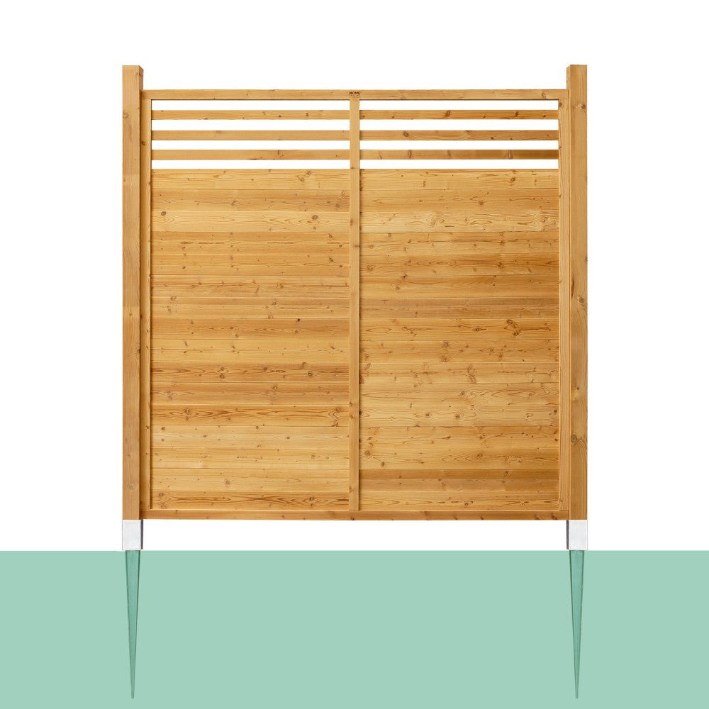 Home Deluxe Holz Sichtschutzzaun SOMA - 180 x 180 cm 3x Element + 4x Pfosten