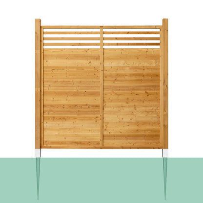 Home Deluxe Holz Sichtschutzzaun SOMA - 180 x 180 cm 3x Element + 4x Pfosten