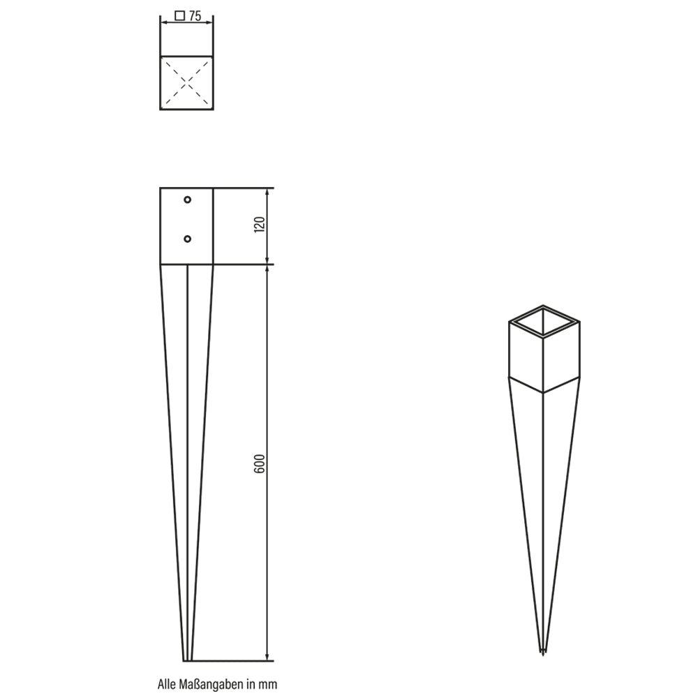 Home Deluxe Holz Sichtschutzzaun SOMA - 180 x 180 cm 4x Element + 5x Pfosten