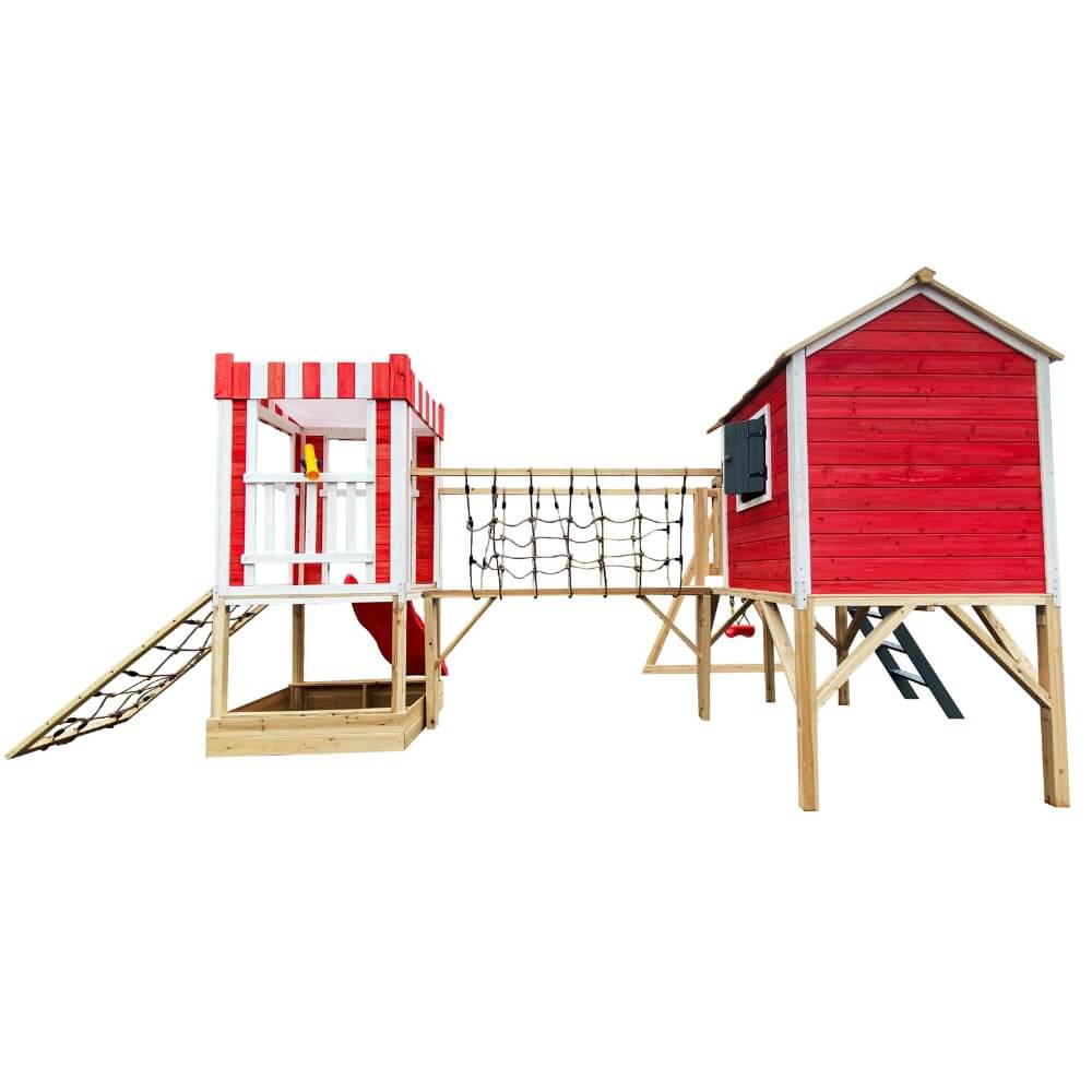 Home Deluxe Spielpark inkl. Rutsche WUNDERLAND - 555 x 340 cm