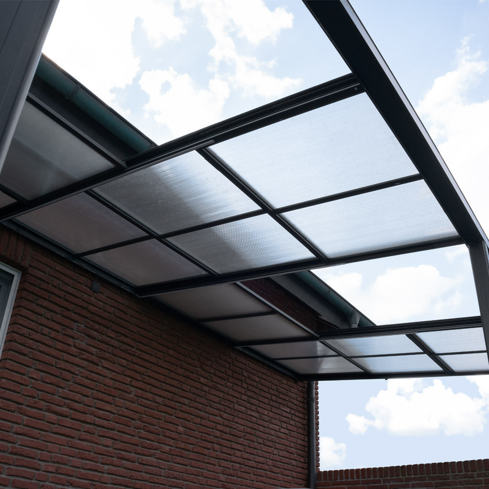 Home Deluxe Terrassenüberdachung SOLIS DELUXE - 579 x 295 x cm Grau