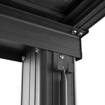 Home Deluxe Terrassenüberdachung SOLIS DELUXE - 390 x 295 x cm Grau