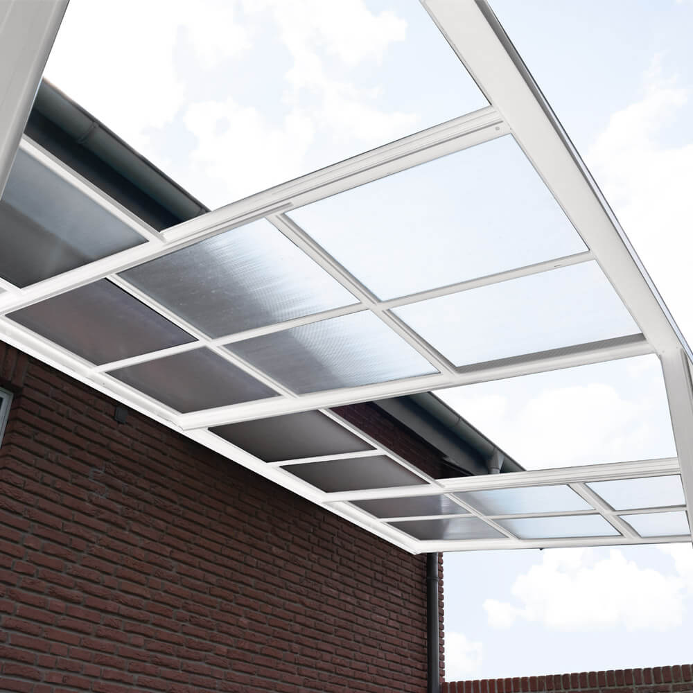 Home Deluxe Terrassenüberdachung SOLIS DELUXE - 290 x 295 x cm Weiß