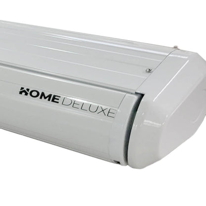 Home Deluxe LED Vollkassettenmarkise elektrisch ELOS - 395 x 300 cm Sandfarben