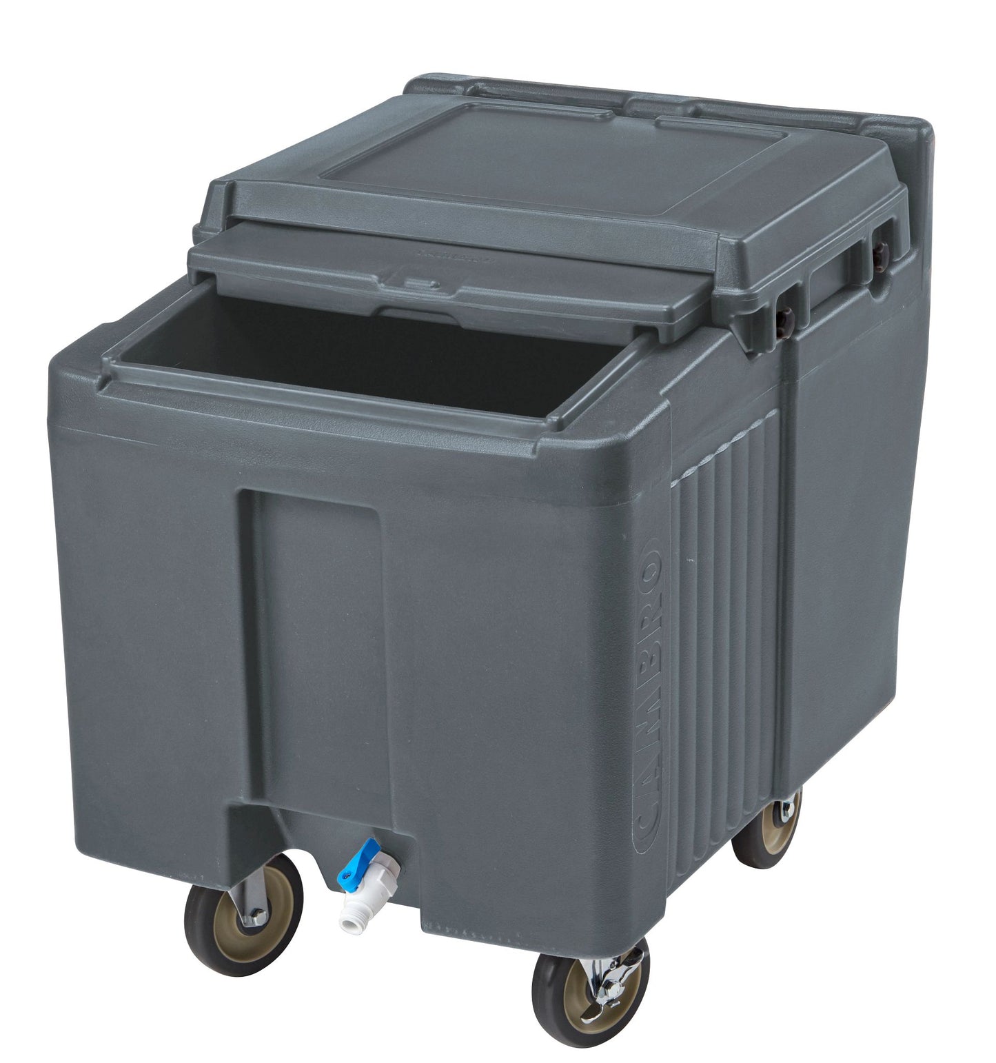 Cambro Slidinglid® Eiswürfelwagen für 57Kg, granitgrau , 1 Stück im Karton - ICS125L191