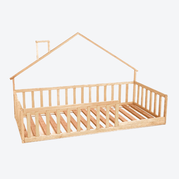 Hausbett Bodenbett Montessori Kinderbett