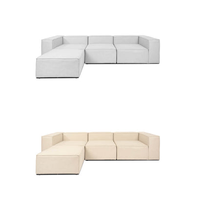 Home Deluxe Modulares Sofa VERONA XL - 414 x 207 cm Beige