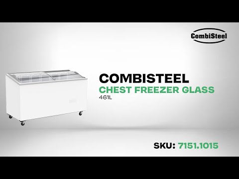 CombiSteel TIEFKÜHLTRUHE GLASDECKEL 461 L