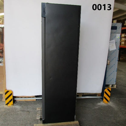 Virtus Getränkekühlvitrine 373 Liter mit Glastür und Werbedisplay, 5 Roste, +1°/+10°C, schwarz - BESCHÄDIGT
