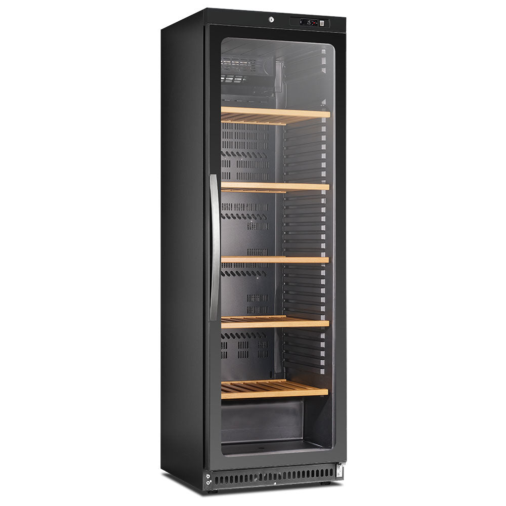 Virtus Weinkühlvitrine mit 1 Temperaturbereich, 112 Flaschen, +1°/+20°C