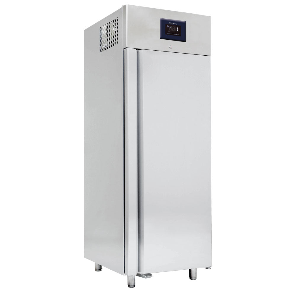 Virtus Kühlschrank 700 Liter aus Edelstahl für Fisch, statische Kühlung, 0°/+5°C, 85 mm Isolierung - WiFi