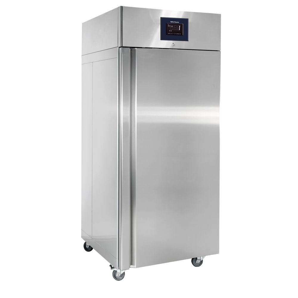 Virtus Bäckereikühlschrank 850 Liter aus Edelstahl, 56x 600x400 mm, -2°/+8°C