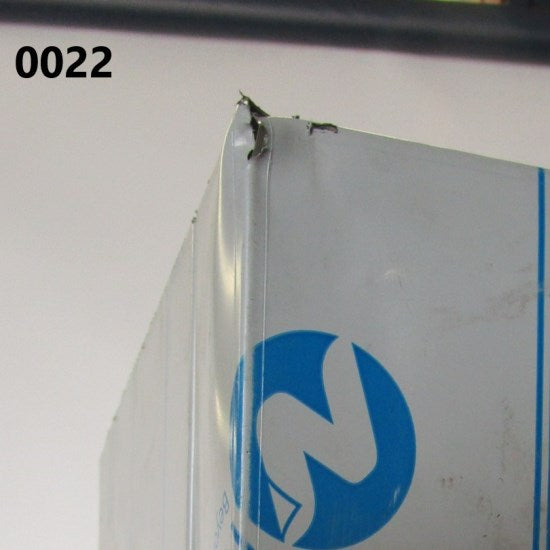Virtus Tiefkühlschrank 400 Liter aus Edelstahl, 460x485 mm, -10°/-18°C - BESCHÄDIGT
