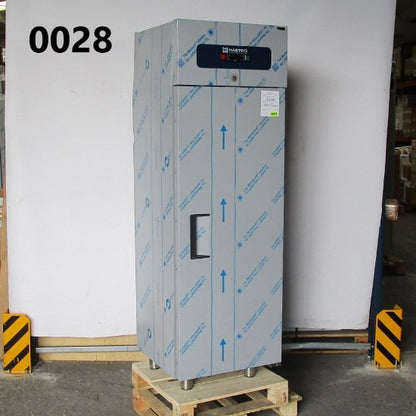 Virtus Tiefkühlschrank 400 Liter aus Edelstahl, 460x485 mm, -10°/-18°C - BESCHÄDIGT
