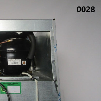 Virtus Tiefkühlschrank 400 Liter aus Edelstahl, 460x485 mm, -10°/-18°C - BESCHÄDIGT