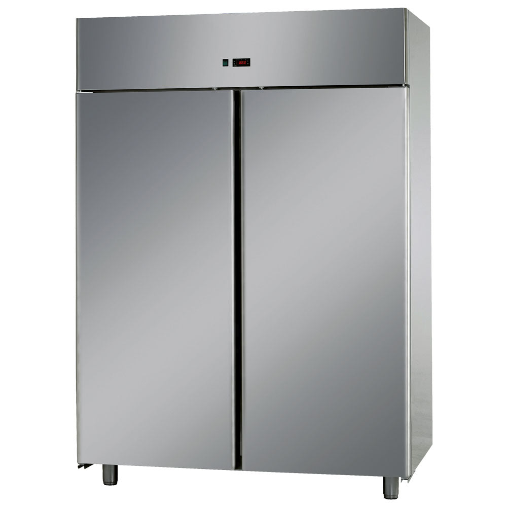 Virtus Tiefkühlschrank 1200 Liter aus Edelstahl, -18°/-22°C DOMSYSTEM