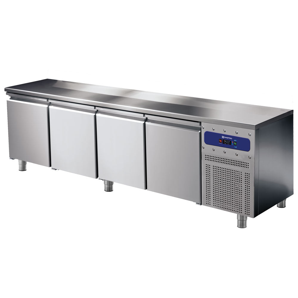 Virtus Kühltisch 600 mm 4 Türen 430x325 mm, -2°/+8°C