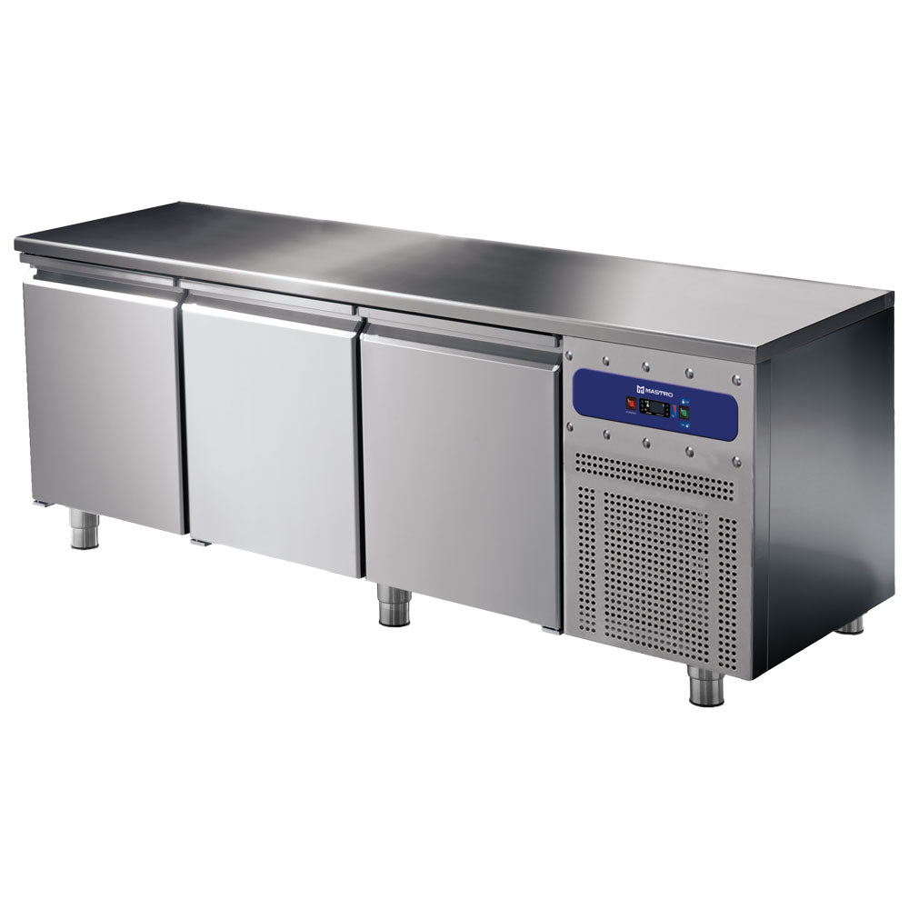 Virtus Kühltisch 3 Türen GN 1/1, -2°/+8°C