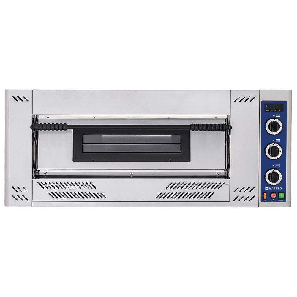 Virtus Gas-Pizzaofen für 6 Pizzen ø 30 cm, mechanische Bedienung