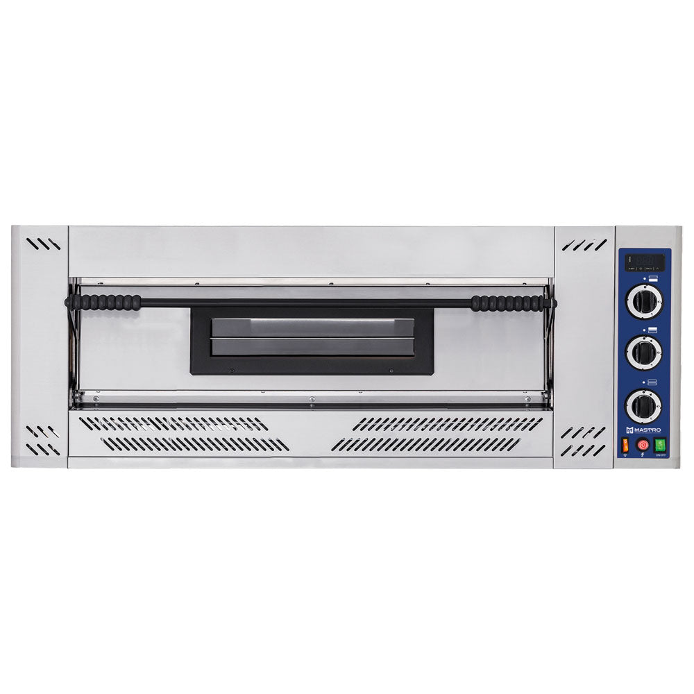 Virtus Gas-Pizzaofen für 9 Pizzen ø 30 cm, mechanische Bedienung