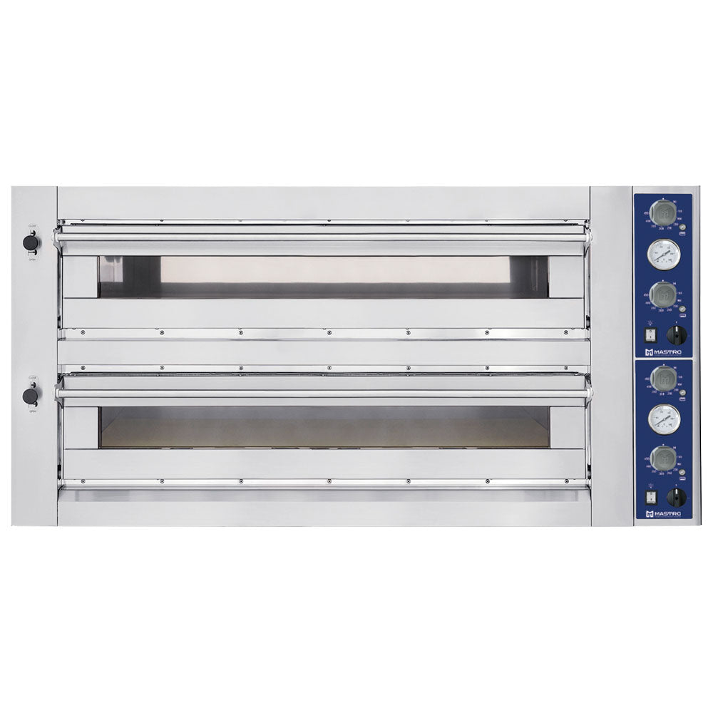 Virtus Elektro-Pizzaofen für 9+9 Pizzen ø 35 cm, mechanische Bedienung