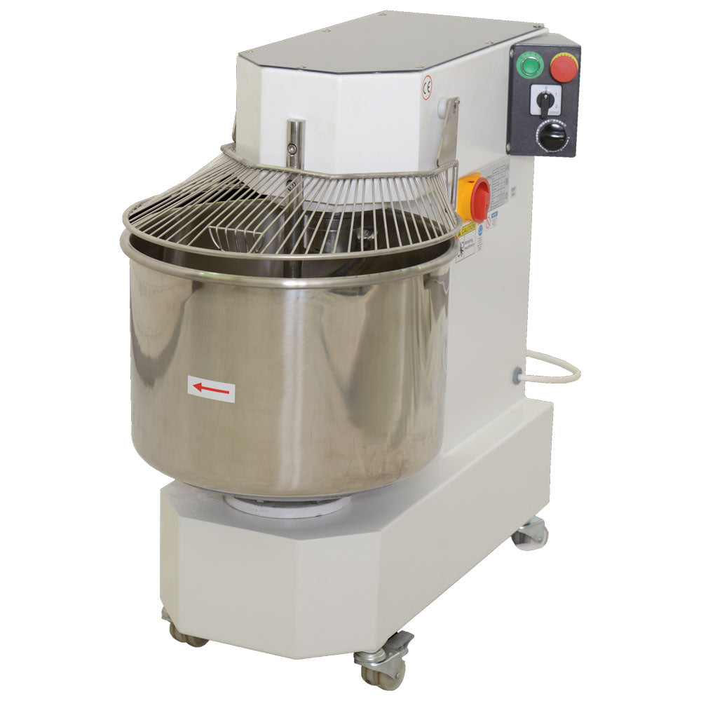 Virtus Spiralteigkneter 15 kg/25 Liter, 2 Geschwindigkeiten, mit Timer