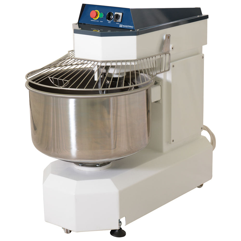 Virtus Spiralteigkneter 45 kg/75 Liter, 2 Geschwindigkeiten, mit Timer
