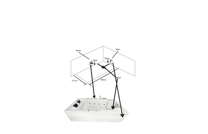 Caribia Classic Basic 190x120 Whirlpool