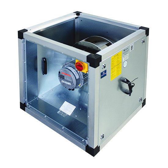 Virtus Airbox mit hocheffizientem EC-Motor außerhalb des Luftstroms, 12089 m³/h