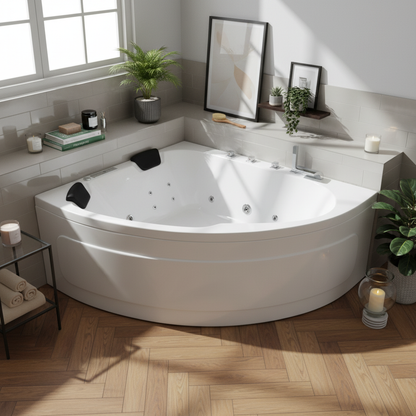 Caribia Delta XL Basic Links 180x130 Whirlpool