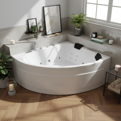 Caribia Delta XL Basic Rechts 180x130 Whirlpool