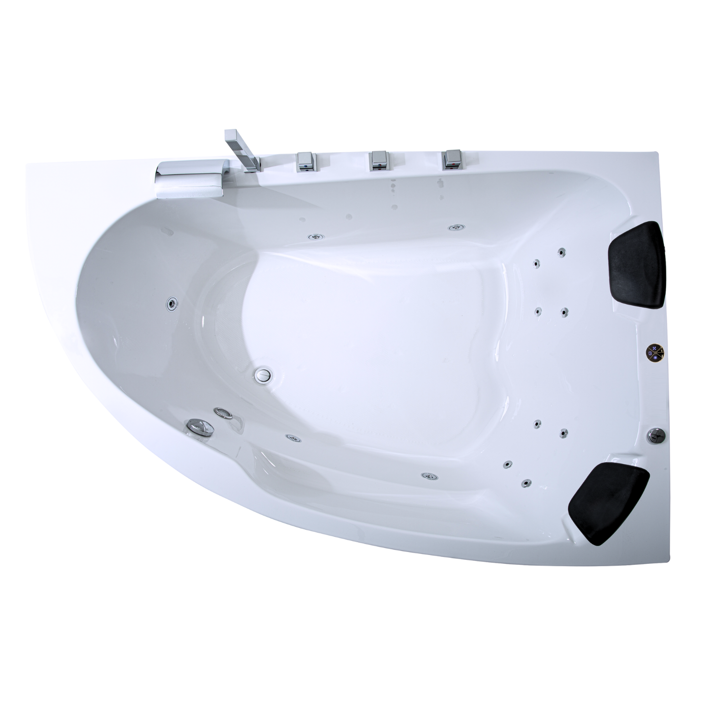 Caribia Delta XL Basic Rechts 180x130 Whirlpool