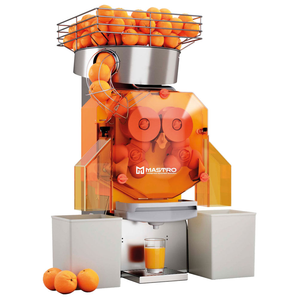 Virtus Zitruspresse halbautomatisch, 38 Orangen/Minute, ø 60-80 mm, Korb 15 kg