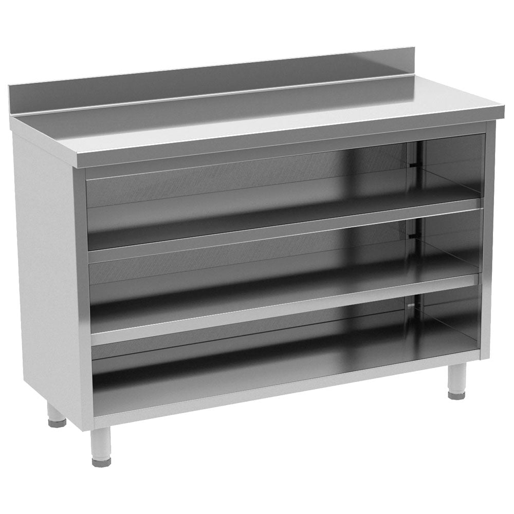 Virtus Rückbuffet mit 2 Zwischenböden, 1000x600 mm