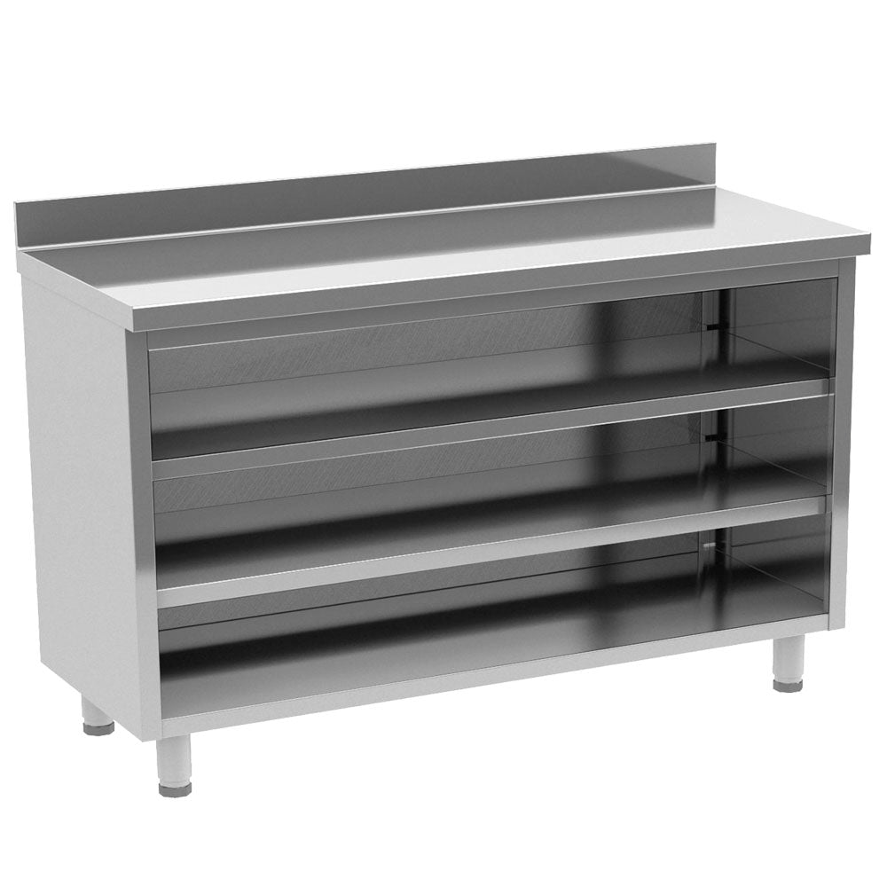 Virtus Rückbuffet mit 2 Zwischenböden, 1500x600 mm