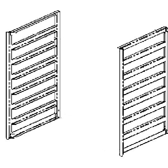 Virtus Umrüstkit von 10x GN 1/1 auf 8x 600x400 mm Backnorm