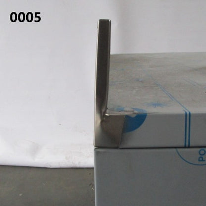 Virtus Neutraler Arbeitsschrank mit Schiebetüren und Aufkantung, 1200x600 mm - BESCHÄDIGT