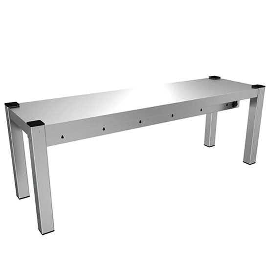 Virtus Ausgabeaufsatz, Aufsatz 1-etagig, seitlich offen, 2000x300 mm
