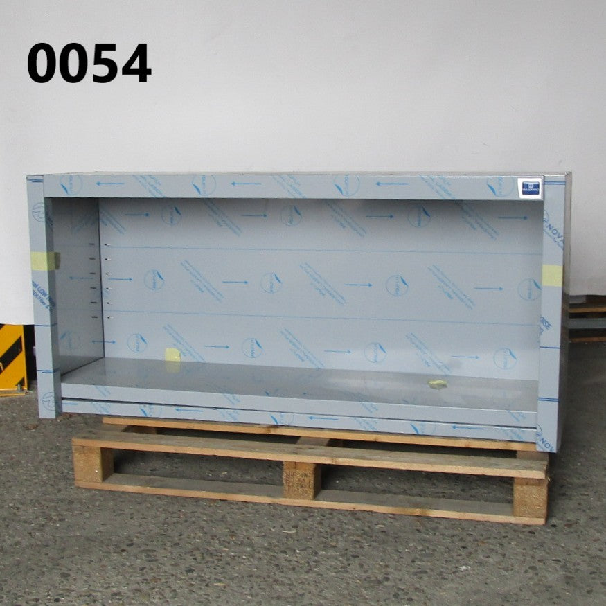 Virtus Wandhängeschrank mit Zwischenboden, offen, 1400x400 mm - BESCHÄDIGT