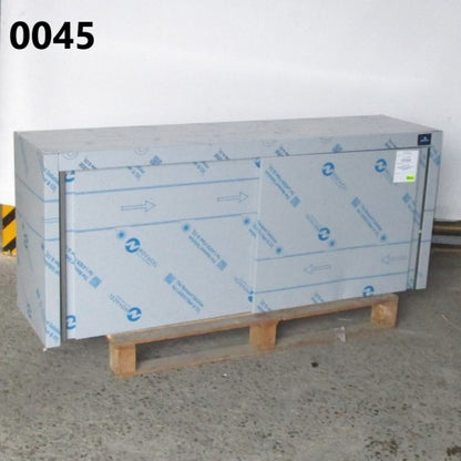 Virtus Wandhängeschrank mit Schiebetüren und Zwischenbord, 1600x400 mm - BESCHÄDIGT